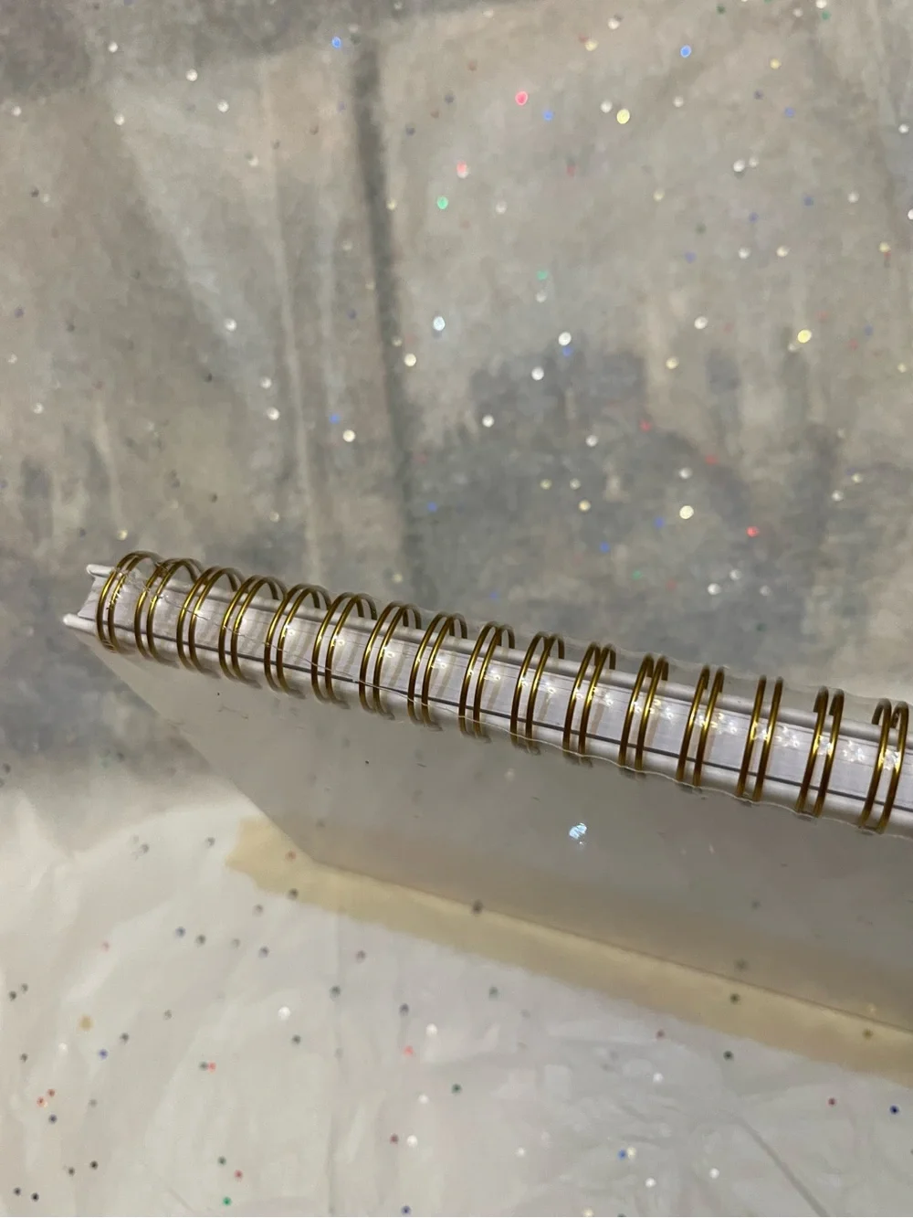 It’s Okay to… Spiral Notebook - White Floral Design